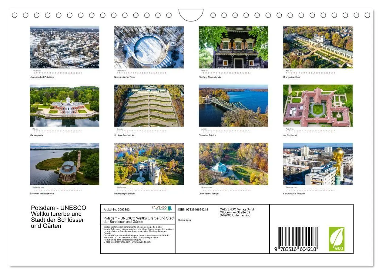 Bild: 9783516664218 | Potsdam - UNESCO Weltkulturerbe und Stadt der Schlösser und Gärten...