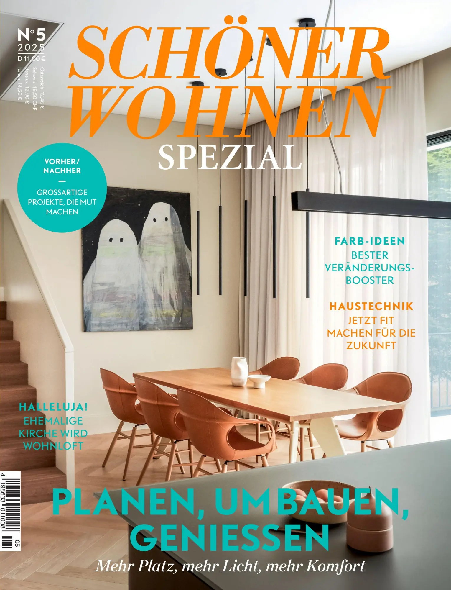 Cover: 9783517104218 | Schöner Wohnen Spezial Nr.5/2025 | Umbau und Modernisieren | GmbH