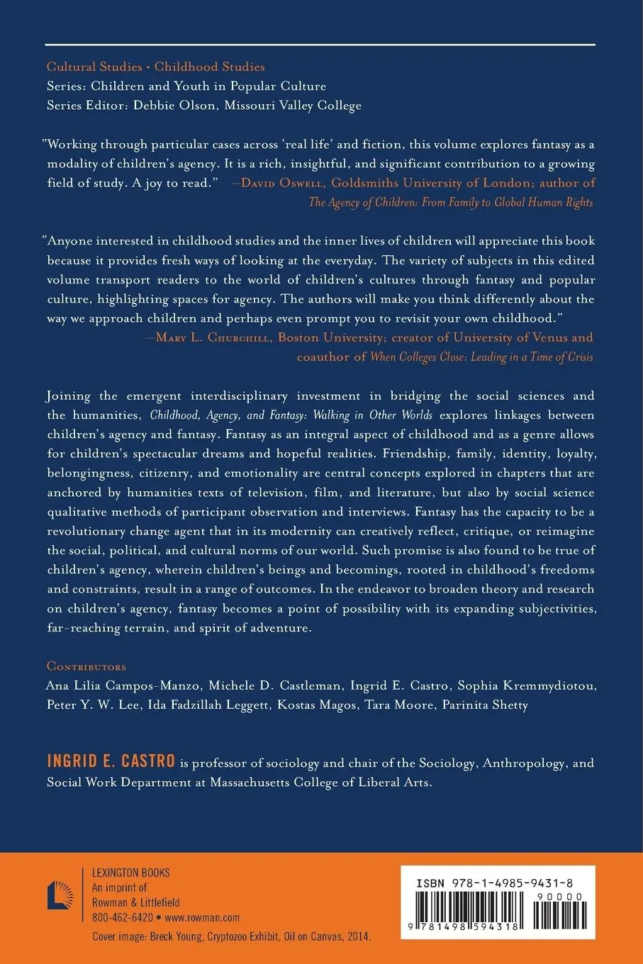 Rückseite: 9781498594318 | Childhood, Agency, and Fantasy | Walking in Other Worlds | Castro