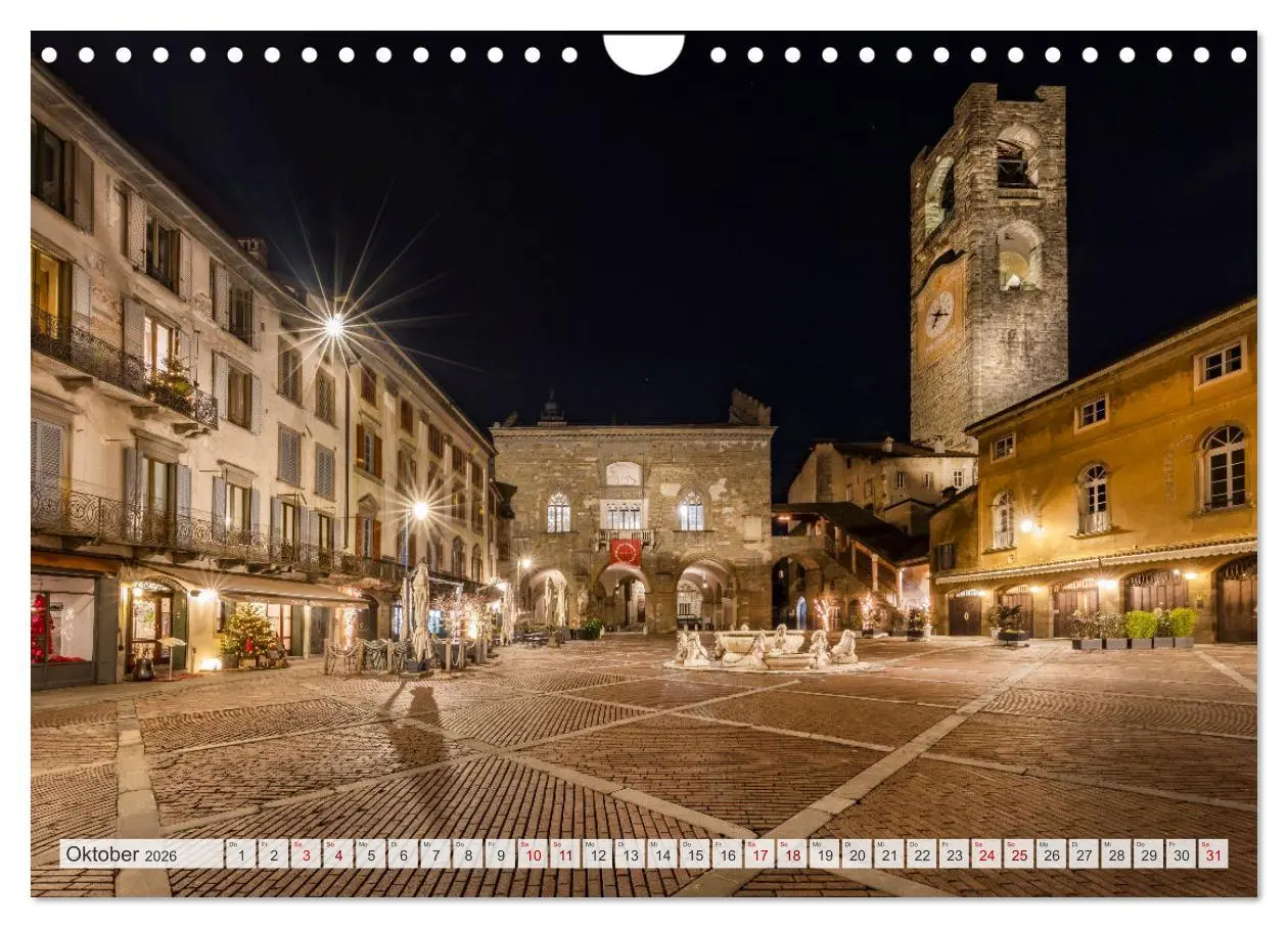 Bild: 9783457324318 | Bezauberndes Bergamo (Wandkalender 2026 DIN A4 quer), CALVENDO...