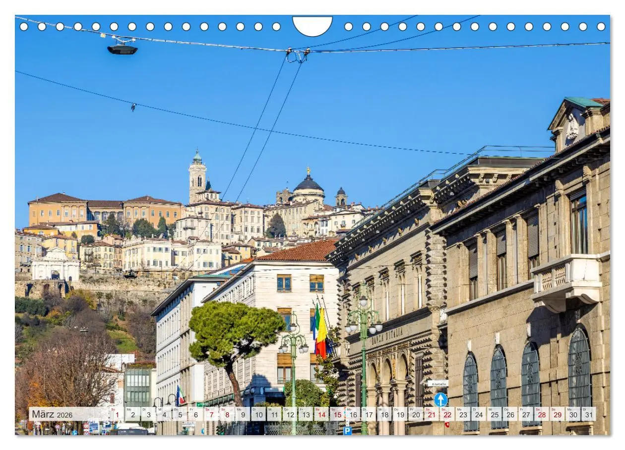Bild: 9783457324318 | Bezauberndes Bergamo (Wandkalender 2026 DIN A4 quer), CALVENDO...