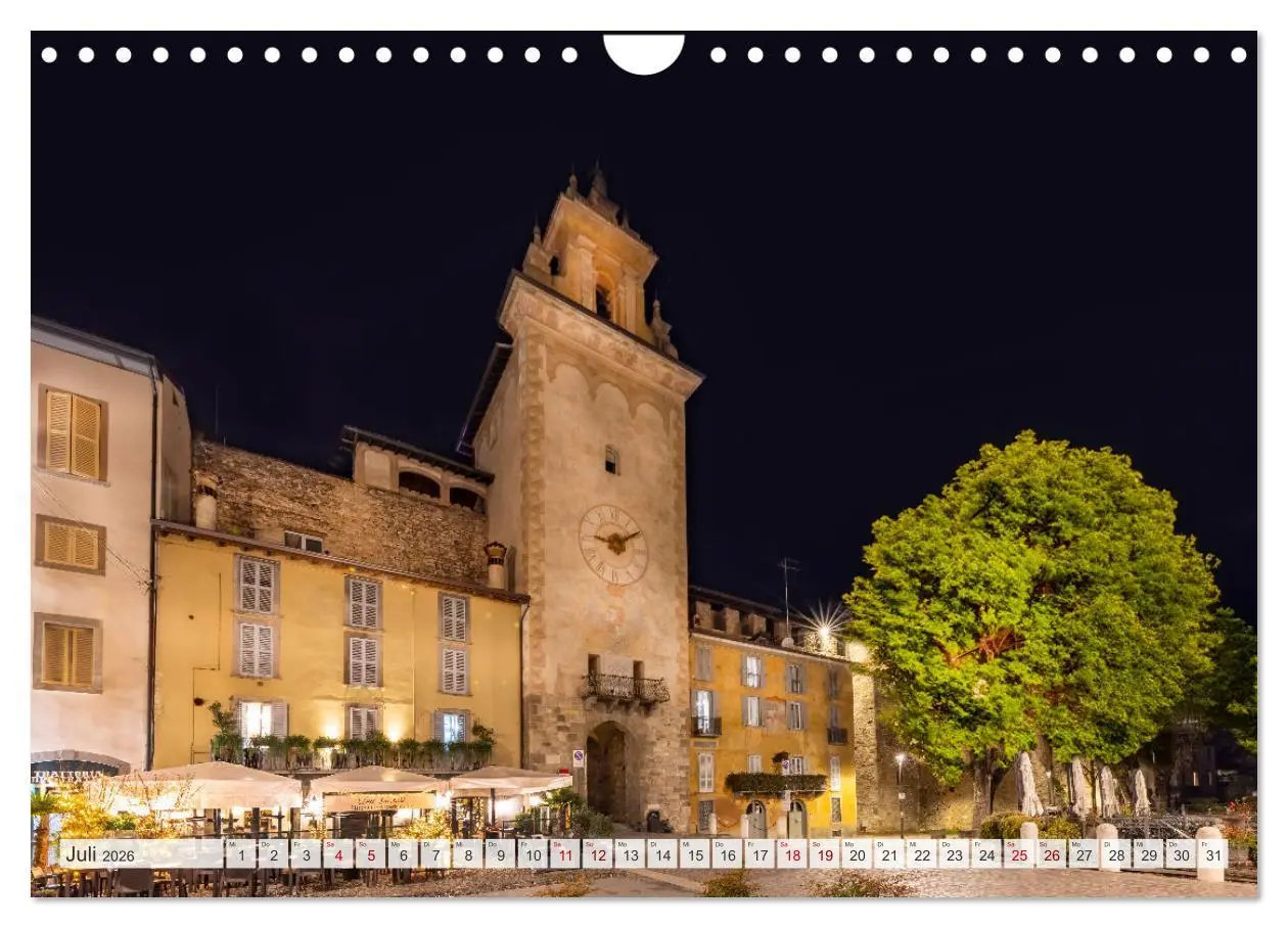 Bild: 9783457324318 | Bezauberndes Bergamo (Wandkalender 2026 DIN A4 quer), CALVENDO...