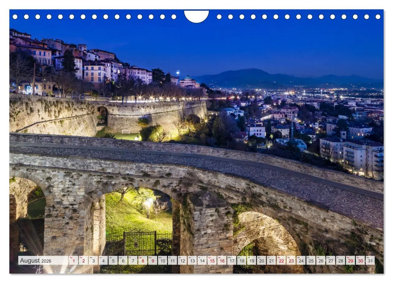 Bild: 9783457324318 | Bezauberndes Bergamo (Wandkalender 2026 DIN A4 quer), CALVENDO...