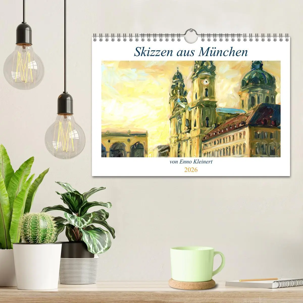 Bild: 9783457634318 | Skizzen aus München (Wandkalender 2026 DIN A4 quer), CALVENDO...