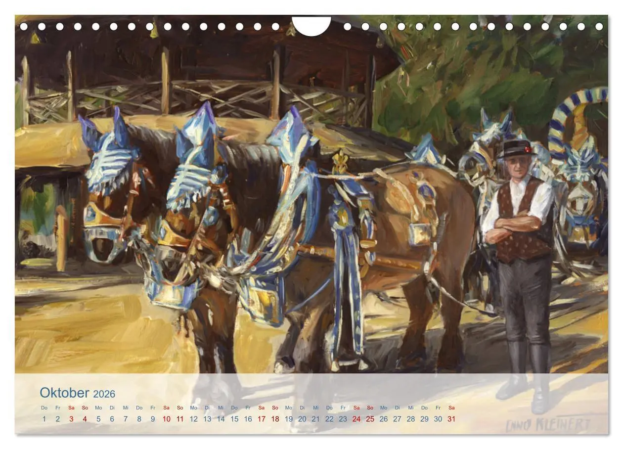 Bild: 9783457634318 | Skizzen aus München (Wandkalender 2026 DIN A4 quer), CALVENDO...