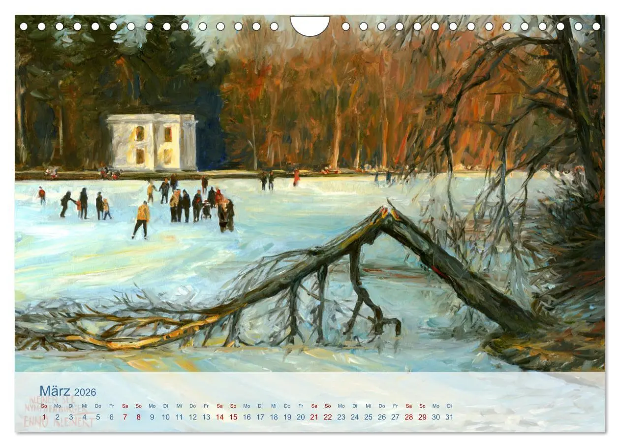 Bild: 9783457634318 | Skizzen aus München (Wandkalender 2026 DIN A4 quer), CALVENDO...