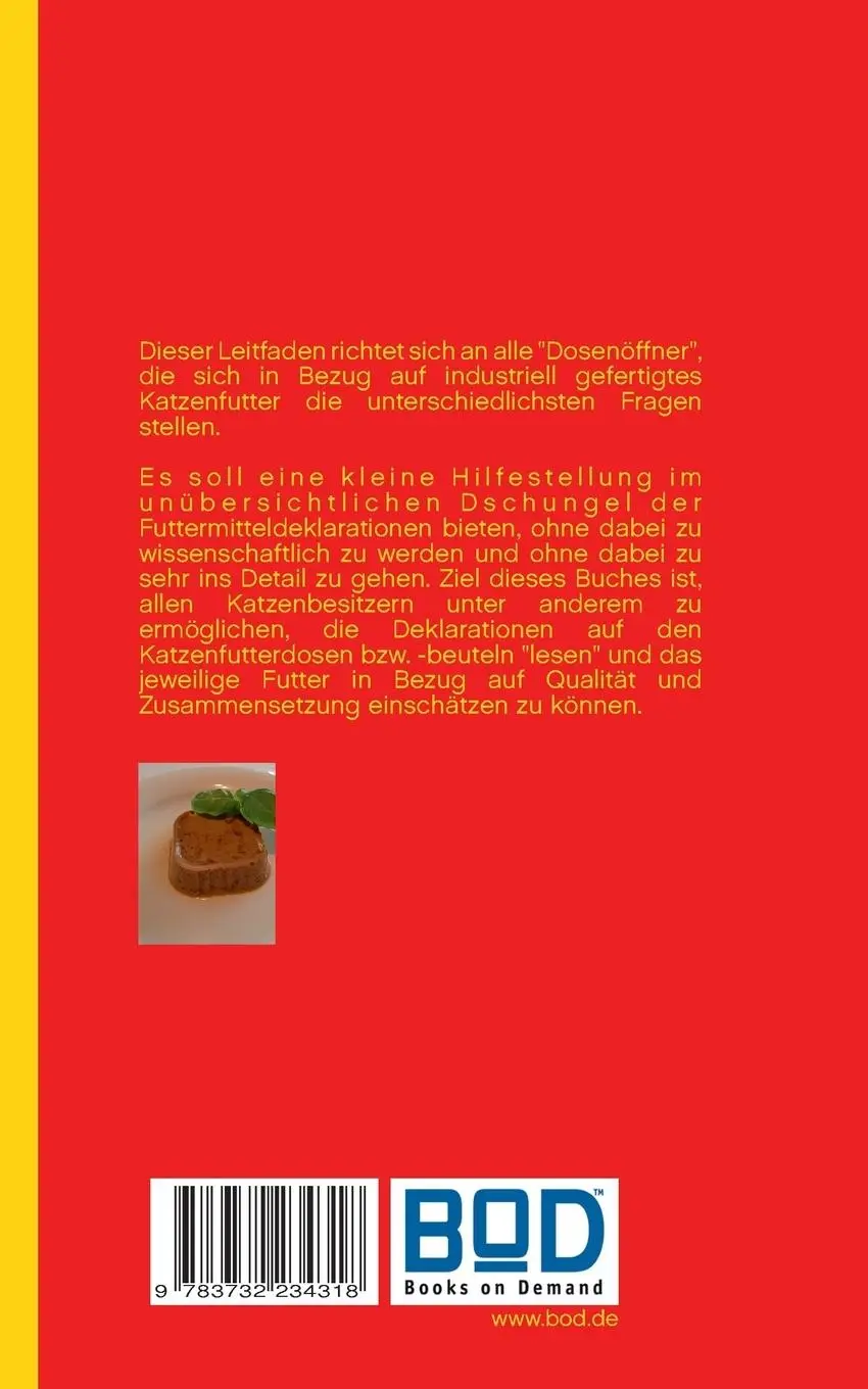 Rückseite: 9783732234318 | Katzenfutter Leitfaden für "Dosenöffner" | Birgit Panzer | Taschenbuch