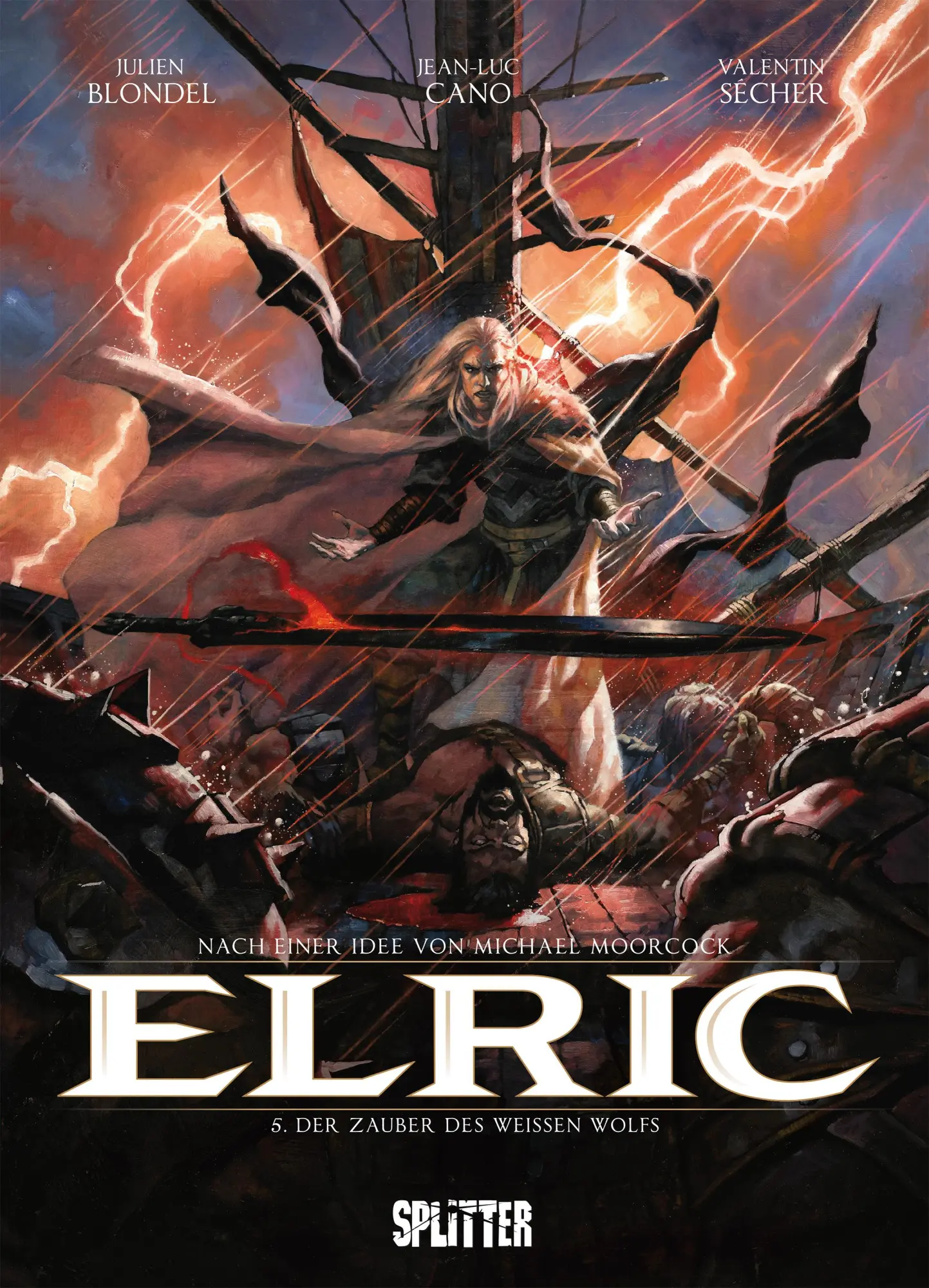Cover: 9783987214318 | Elric. Band 5 | Der Zauber des weißen Wolfs | Julien Blondel (u. a.)