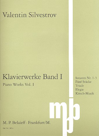 Cover: 9790203004318 | Klavierwerke Vol. 1 | Werke von 1961 bis 1979 | Valentin Silvestrov