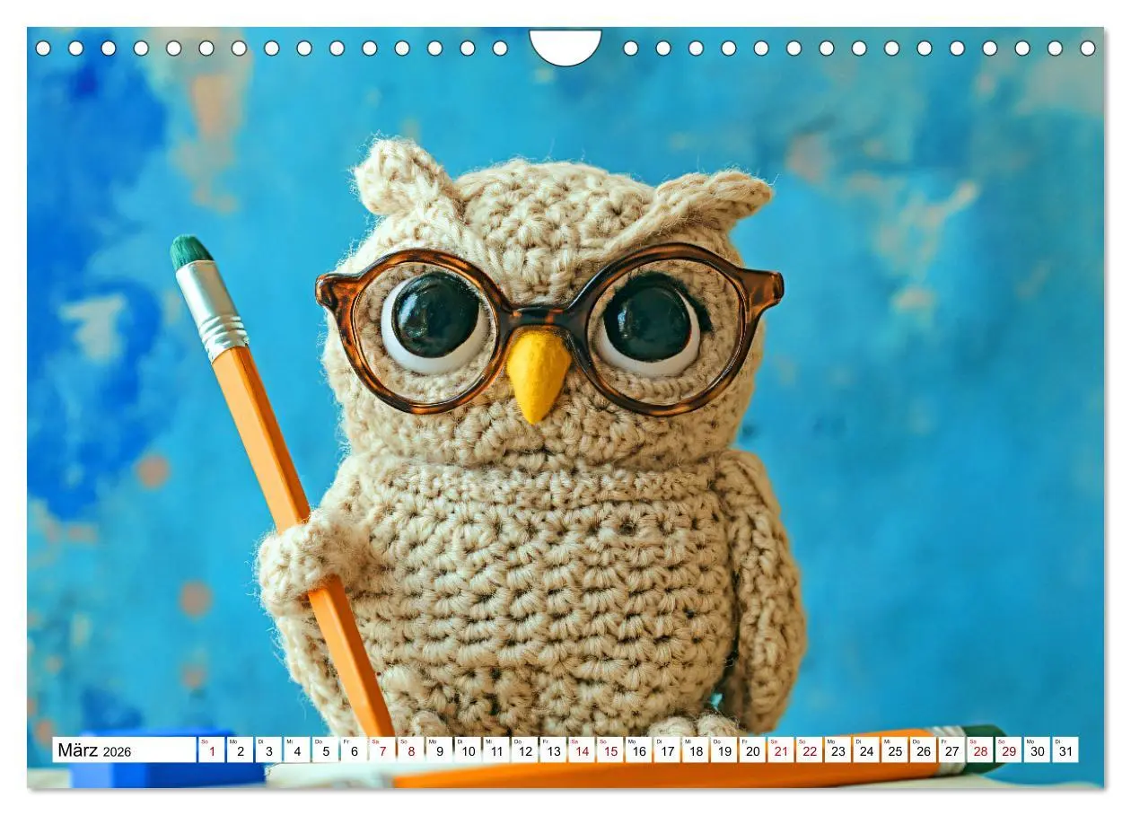 Bild: 9783457314418 | Strick-Safari - Gestrickte Tiere zum Verlieben (Wandkalender 2026...