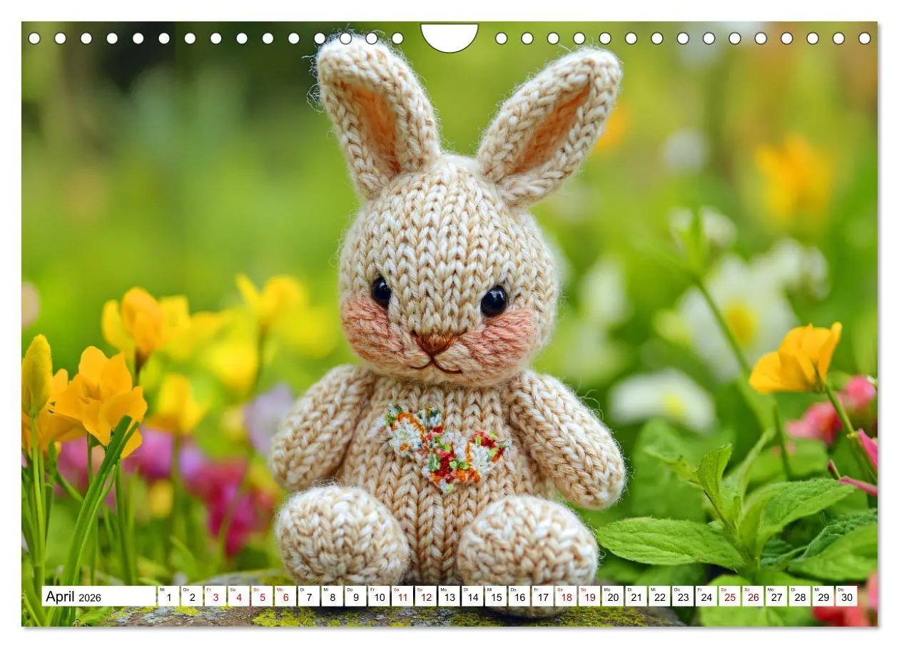 Bild: 9783457314418 | Strick-Safari - Gestrickte Tiere zum Verlieben (Wandkalender 2026...