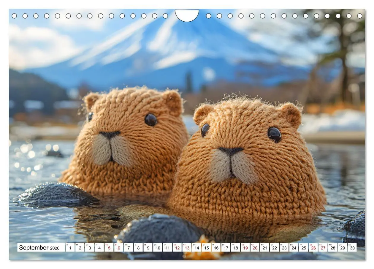 Bild: 9783457314418 | Strick-Safari - Gestrickte Tiere zum Verlieben (Wandkalender 2026...