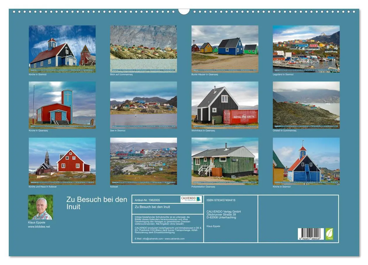 Bild: 9783457484418 | Zu Besuch bei den Inuit (Wandkalender 2026 DIN A2 quer), CALVENDO...