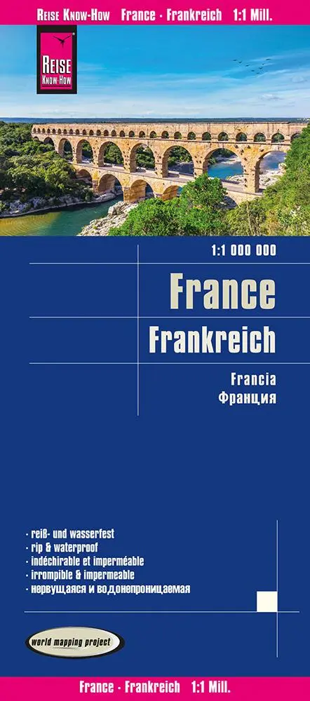 Cover: 9783831774418 | Reise Know-How Landkarte Frankreich / France (1:1.000.000) | Rump