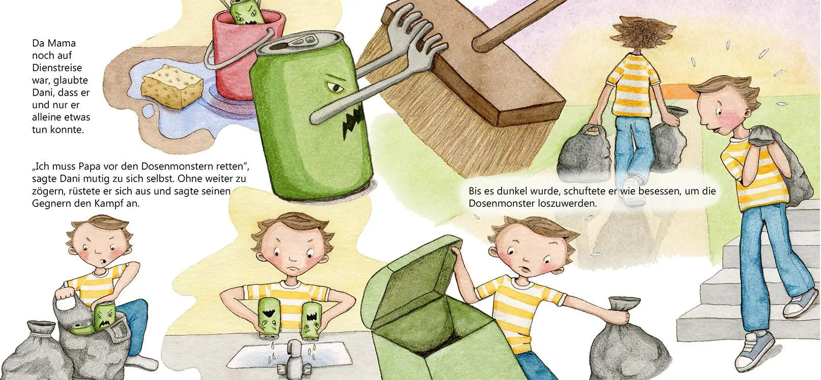 Bild: 9783863214418 | Dani und die Dosenmonster | Ein Kinderfachbuch über Alkoholprobleme