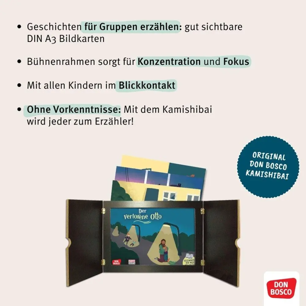 Bild: 4260694924518 | Der verlorene Otto. Kamishibai Bildkartenset | Doris Dörrie | Box