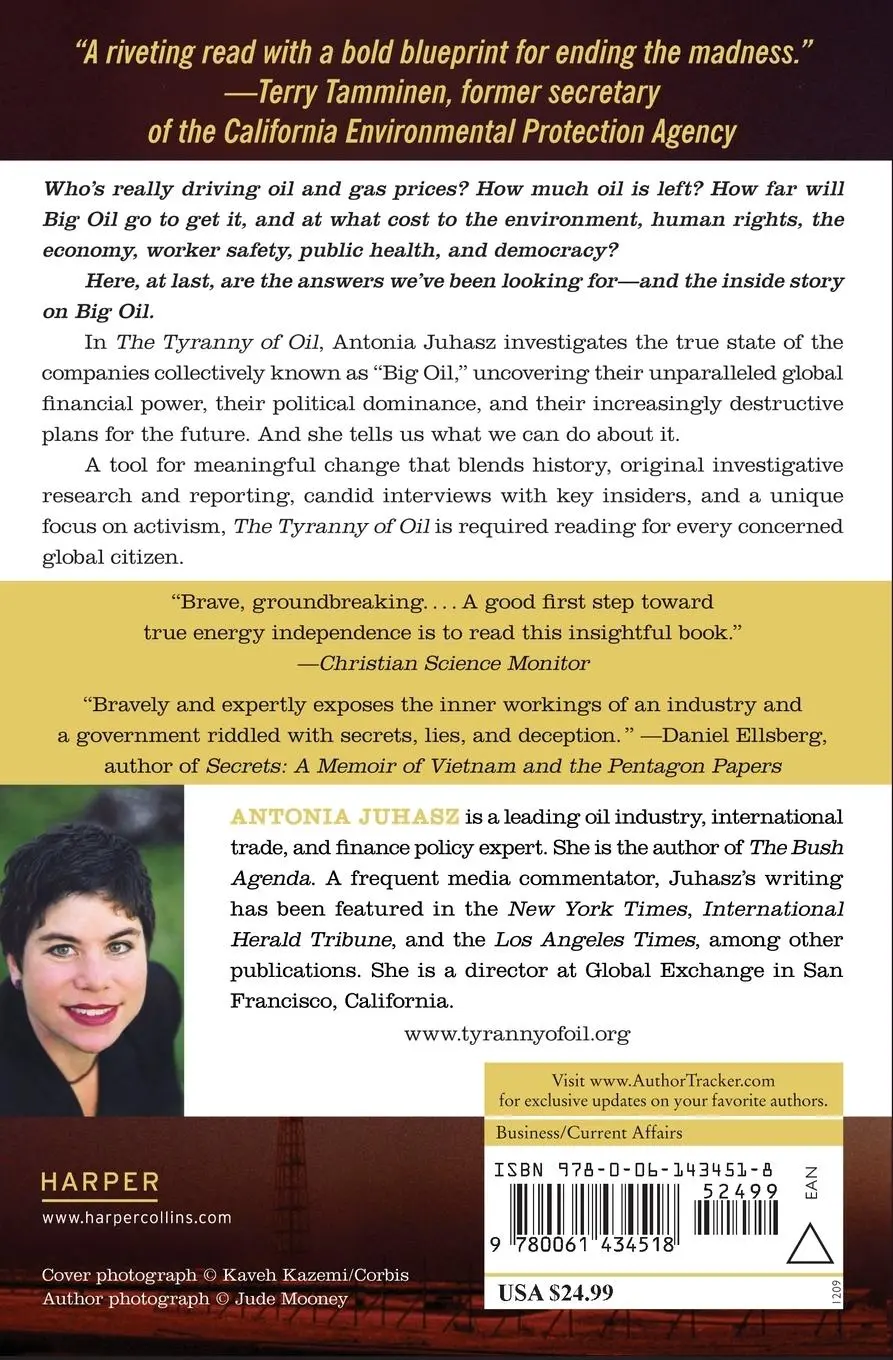 Rückseite: 9780061434518 | The Tyranny of Oil | Antonia Juhasz | Taschenbuch | Englisch | 2009