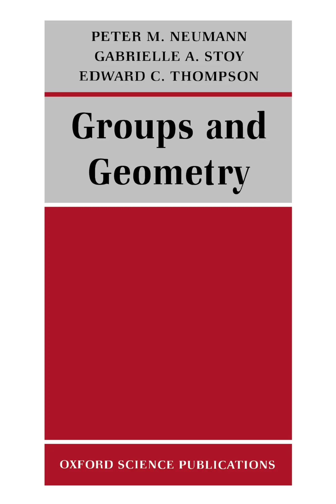 Cover: 9780198534518 | Groups and Geometry | Peter M. Neumann (u. a.) | Taschenbuch | 1994