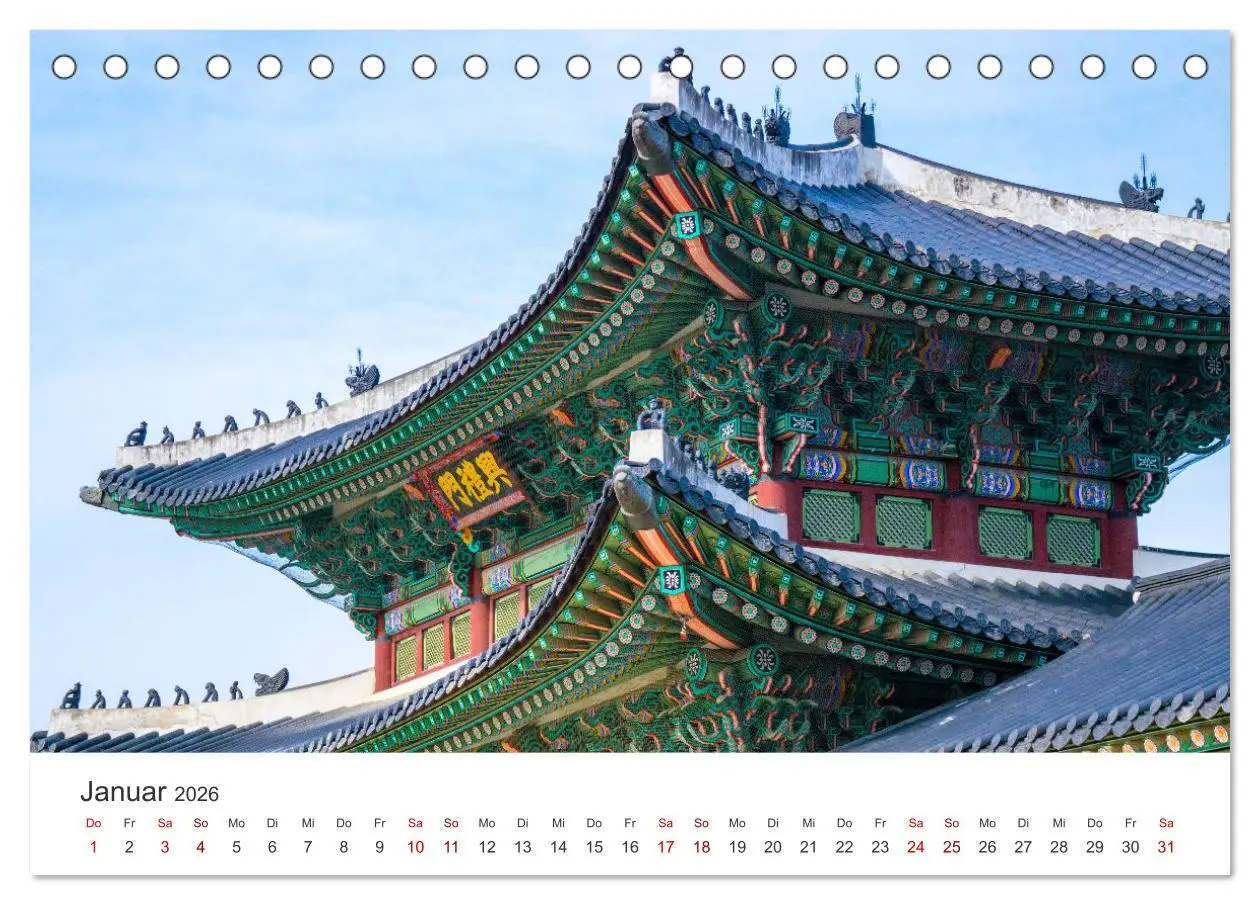Bild: 9783457614518 | Südkorea - Eine Reise in ein unbekanntes Land. (Tischkalender 2026...