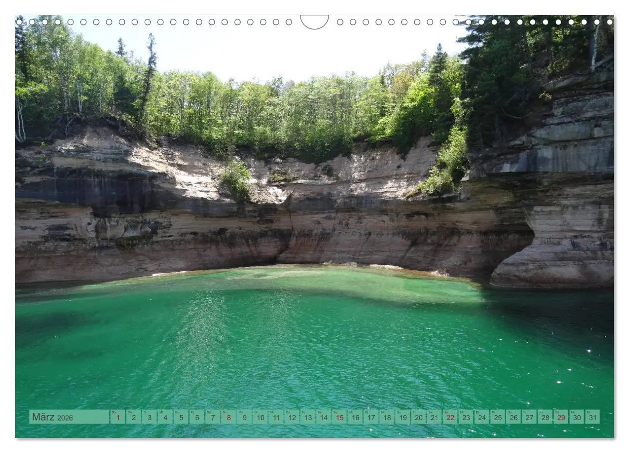 Bild: 9783457784518 | Lake Superior &amp; Lake Michigan (Wandkalender 2026 DIN A3 quer),...