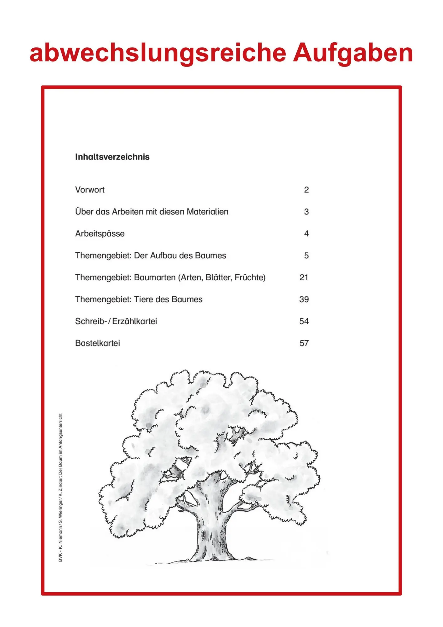 Bild: 9783867404518 | Der Baum im Anfangsunterricht | Katja Niemann (u. a.) | Broschüre