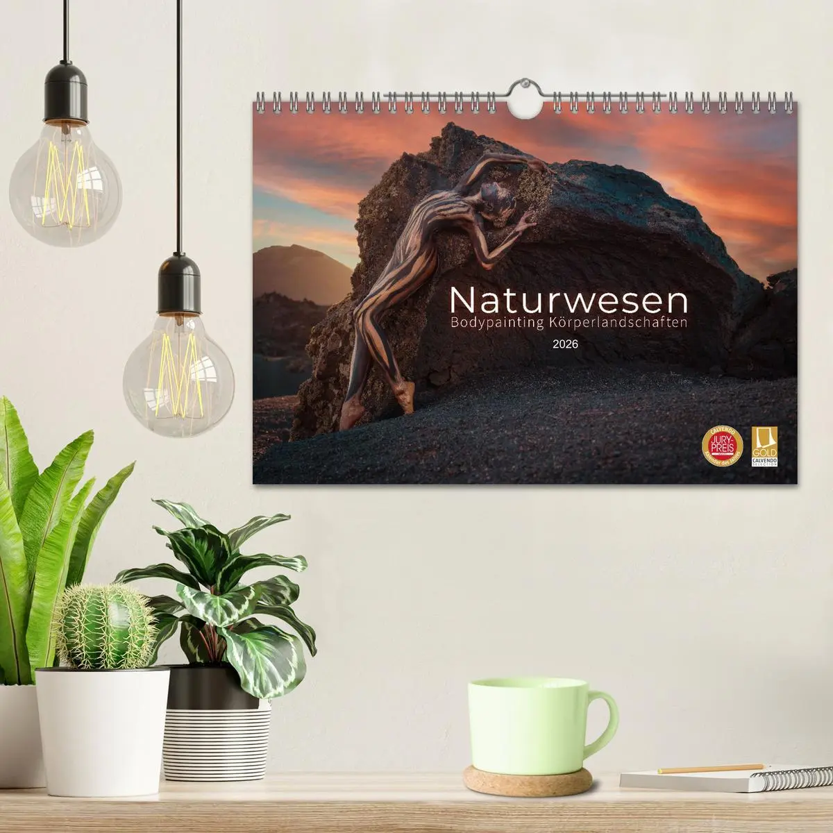 Bild: 9783457534618 | Naturwesen - Bodypainting Körperlandschaften (Wandkalender 2026 DIN...