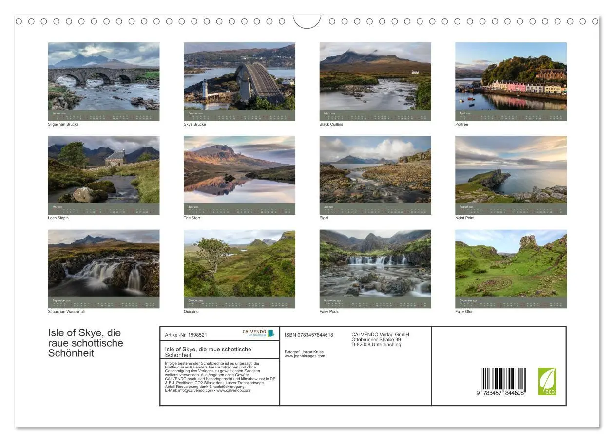 Bild: 9783457844618 | Isle of Skye, die raue schottische Schönheit (Wandkalender 2026 DIN...