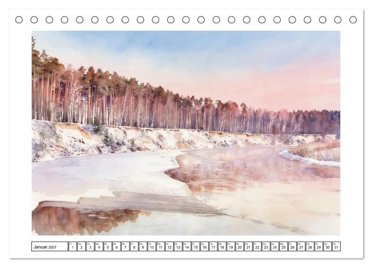Bild: 9783516794618 | Reise durch Lettland (Tischkalender 2027 DIN A5 quer), CALVENDO...