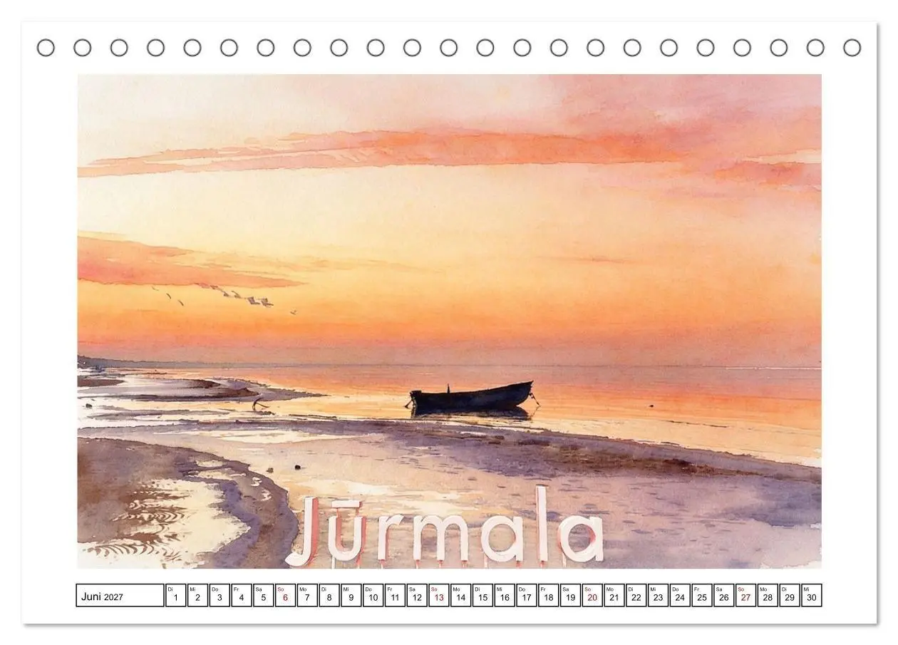 Bild: 9783516794618 | Reise durch Lettland (Tischkalender 2027 DIN A5 quer), CALVENDO...