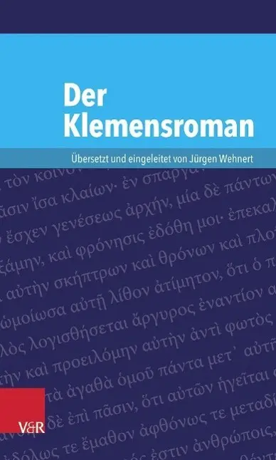 Cover: 9783525534618 | Der Klemensroman | Jürgen Wehnert | Taschenbuch | 338 S. | Deutsch