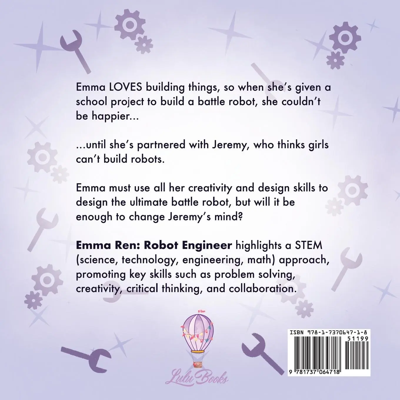 Rückseite: 9781737064718 | Emma Ren Robot Engineer | Jenny Z Lu | Taschenbuch | Englisch | 2021
