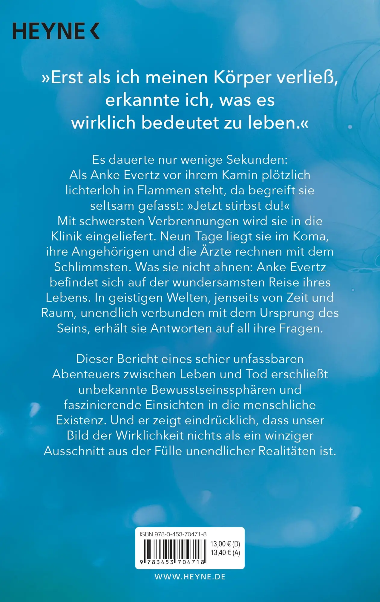Bild: 9783453704718 | Neun Tage Unendlichkeit | Anke Evertz | Taschenbuch | 256 S. | Deutsch