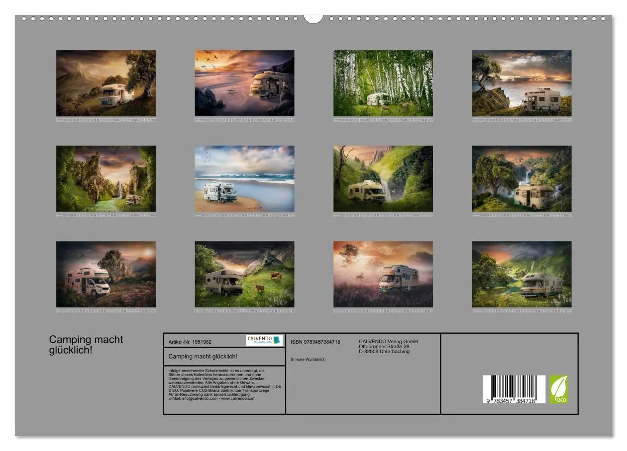 Bild: 9783457384718 | Camping macht glücklich! (hochwertiger Premium Wandkalender 2026...