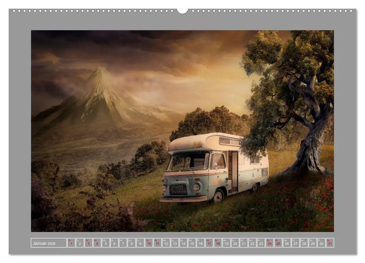 Bild: 9783457384718 | Camping macht glücklich! (hochwertiger Premium Wandkalender 2026...