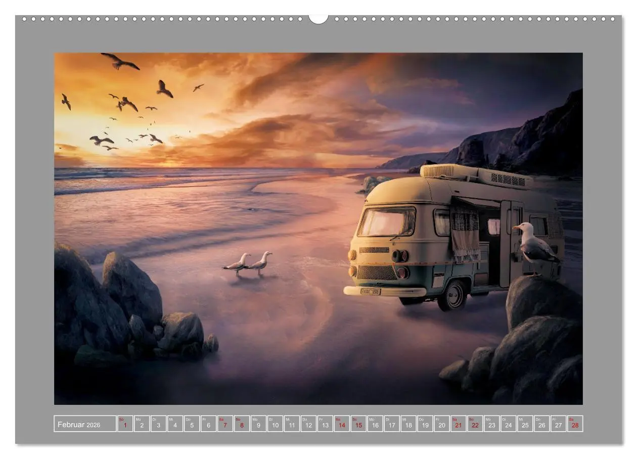 Bild: 9783457384718 | Camping macht glücklich! (hochwertiger Premium Wandkalender 2026...