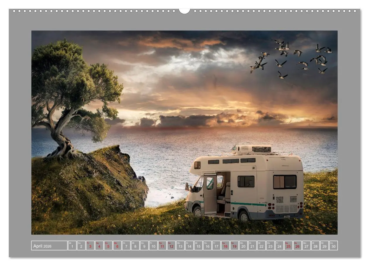 Bild: 9783457384718 | Camping macht glücklich! (hochwertiger Premium Wandkalender 2026...