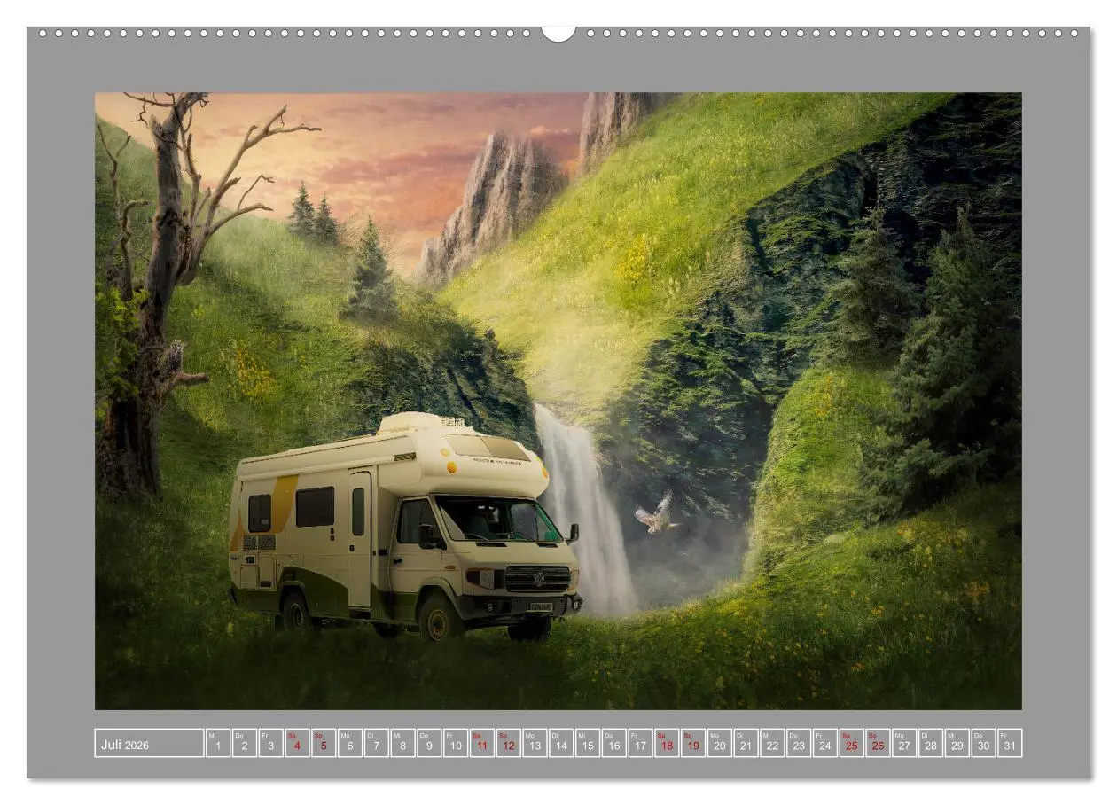 Bild: 9783457384718 | Camping macht glücklich! (hochwertiger Premium Wandkalender 2026...