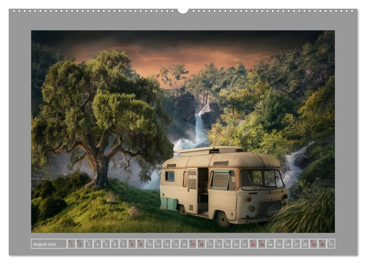 Bild: 9783457384718 | Camping macht glücklich! (hochwertiger Premium Wandkalender 2026...