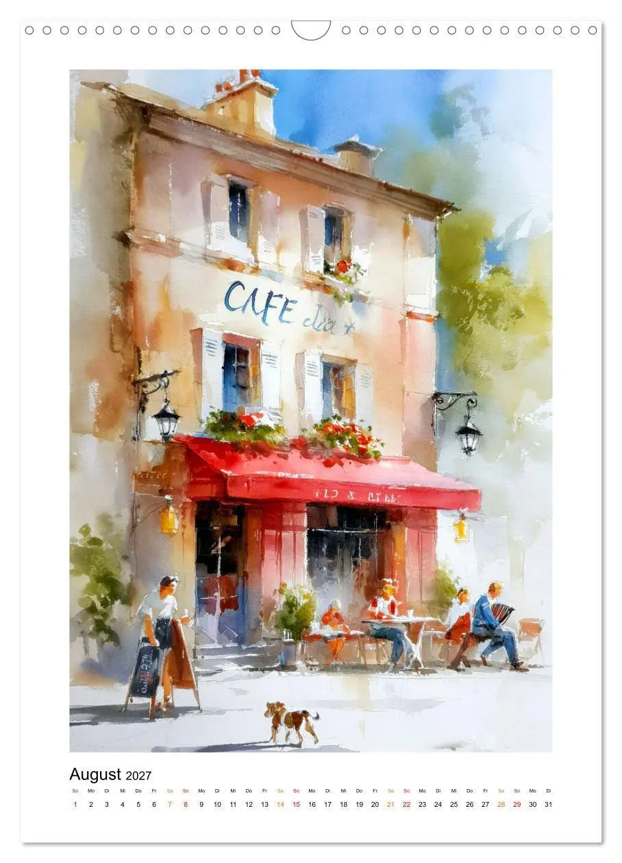 Bild: 9783516784718 | Paris Träume (Wandkalender 2027 DIN A3 hoch), CALVENDO Monatskalender