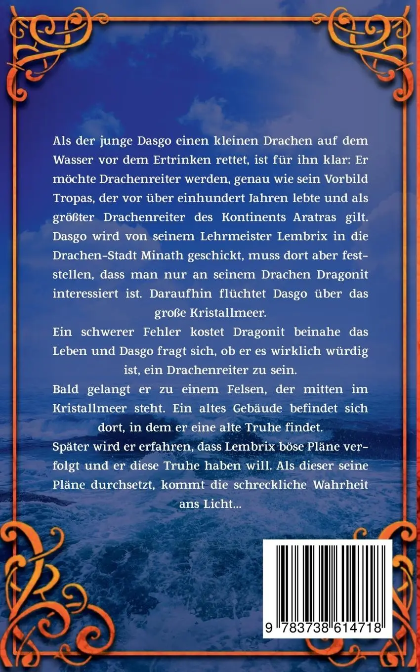 Rückseite: 9783738614718 | Saphirrot | Der letzte weiße Drache | Sven Rübhagen | Taschenbuch