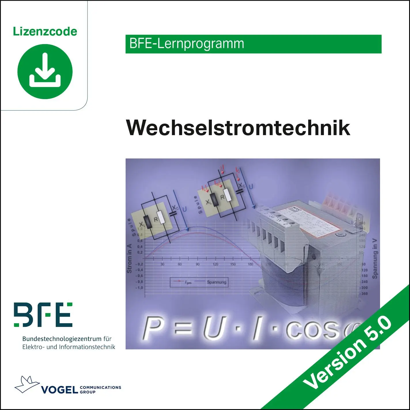 Cover: 9783834334718 | Wechselstromtechnik Version 5. Lizenzcode | bfe-Lernprogramm | Deutsch