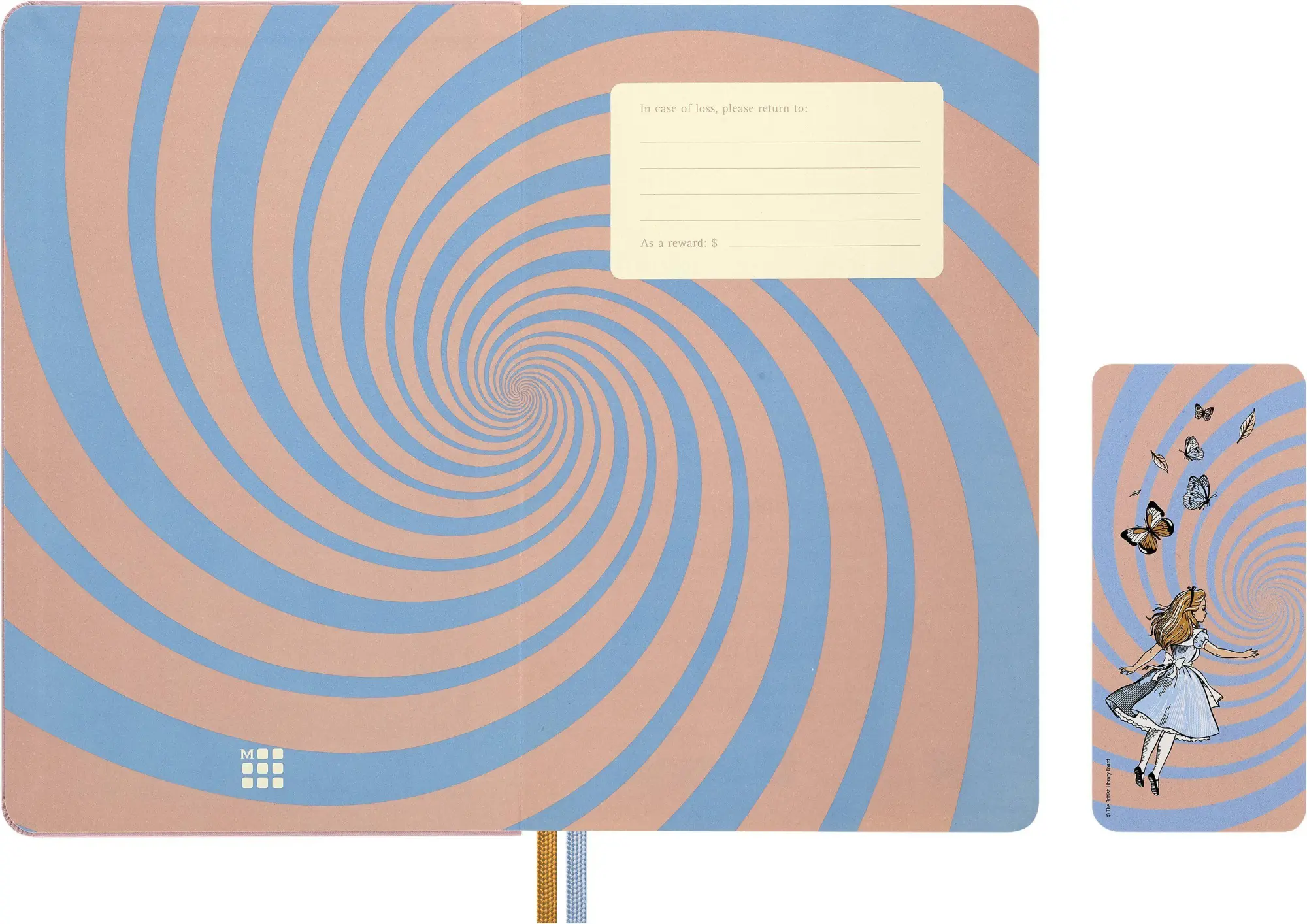 Bild: 8056999274818 | Moleskine Alice im Wunderland 12 Monate Wochen-Notizkalender 2027,...