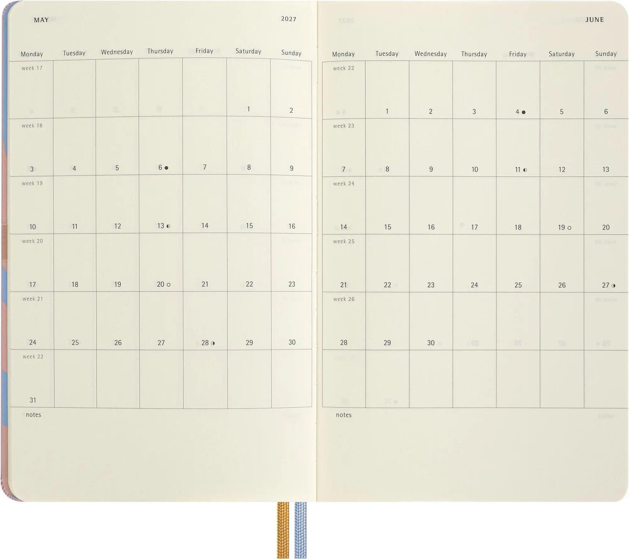Bild: 8056999274818 | Moleskine Alice im Wunderland 12 Monate Wochen-Notizkalender 2027,...