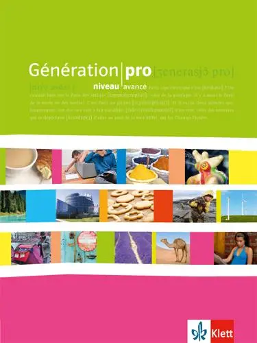 Cover: 9783125244818 | Génération pro. - Niveau avancé. Schülerbuch | Isabelle Darras | 2010