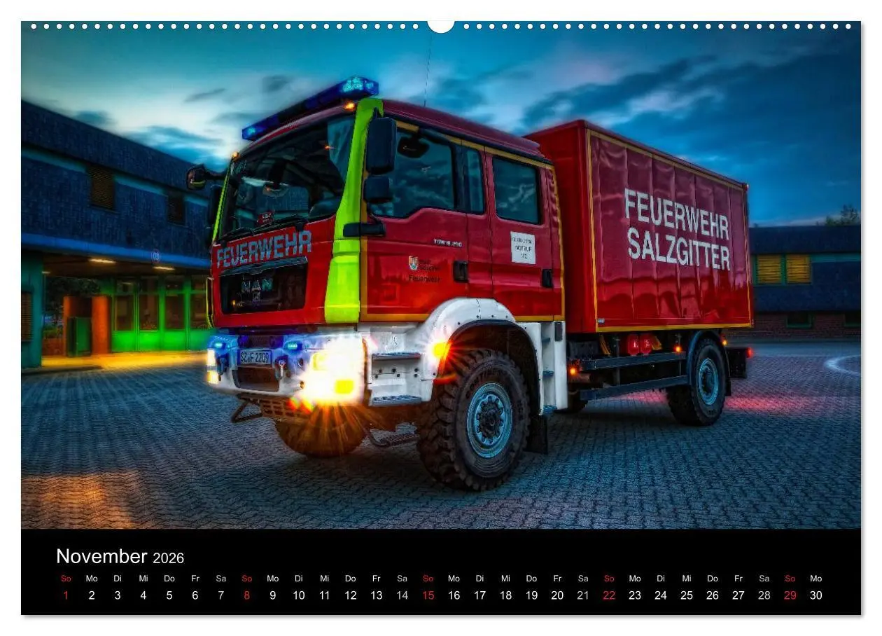 Bild: 9783516154818 | Berufsfeuerwehr Salzgitter (Wandkalender 2026 DIN A2 quer),...