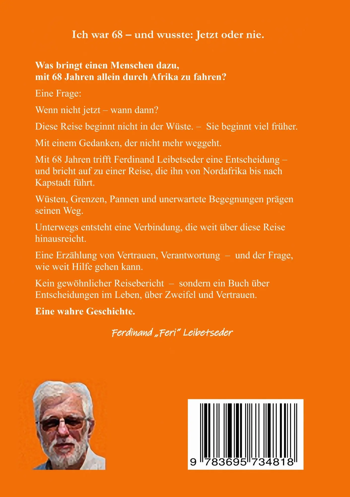 Rückseite: 9783695734818 | Manchmal führt der Weg über Sand | Ferdinand Leibetseder | Taschenbuch