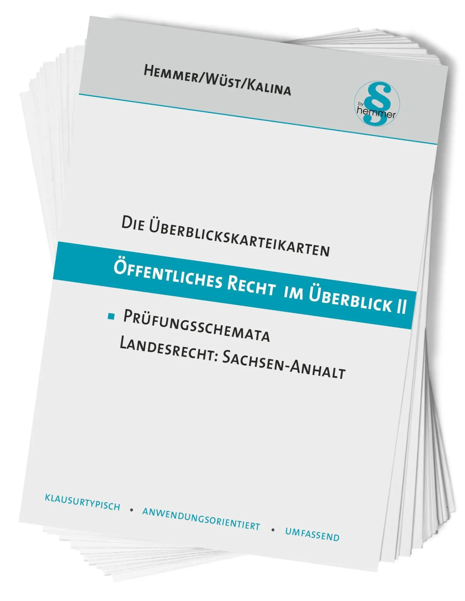 Überblickskarteikarten Öffentliches Recht im Überblick II - Sachsen-Anhalt