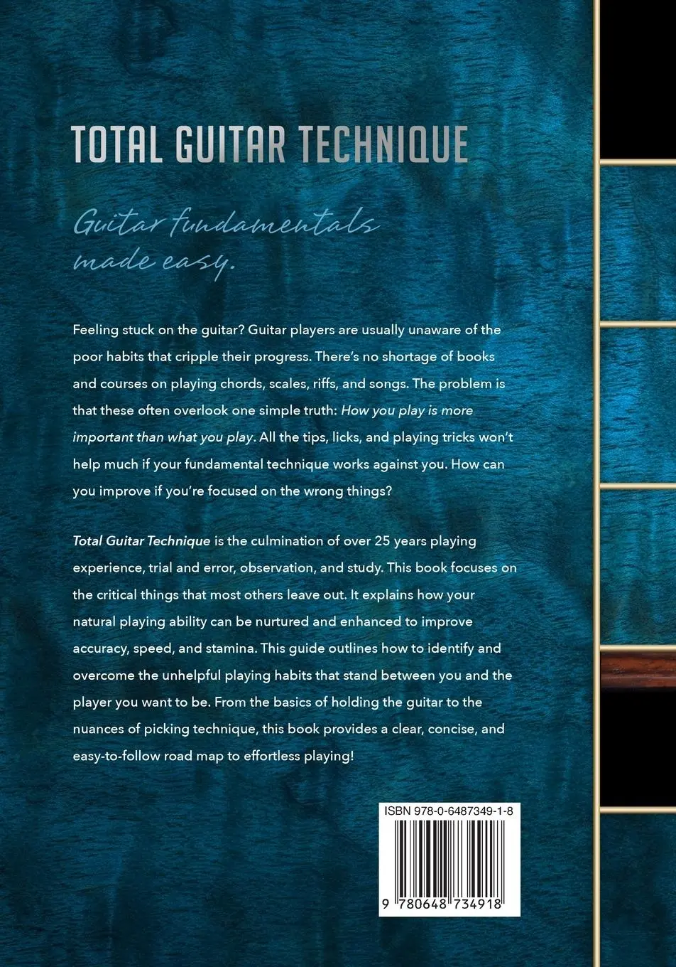 Rückseite: 9780648734918 | Total Guitar Technique | Essential Lessons &amp; Playing Mechanics | Buch