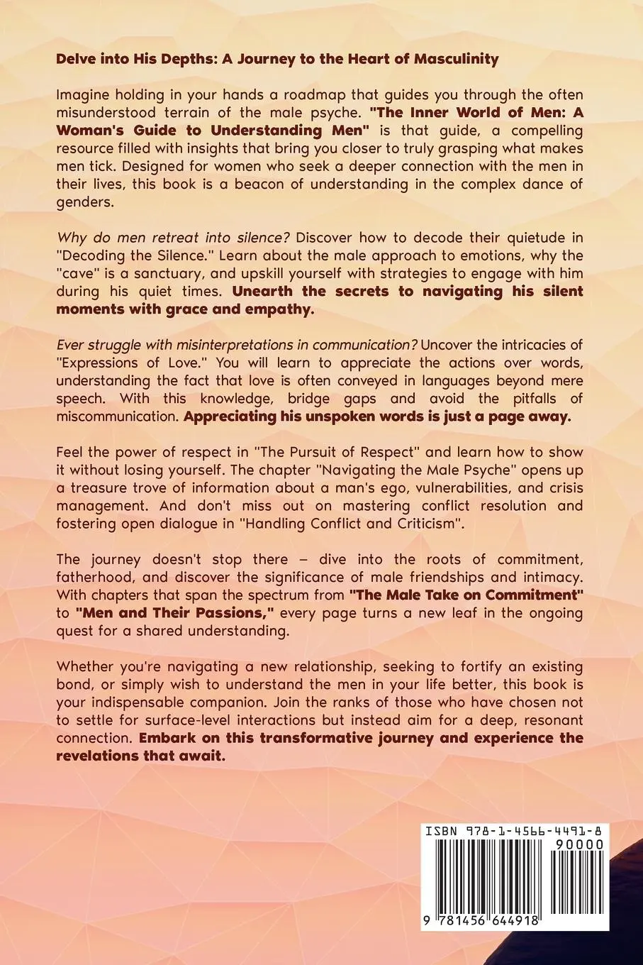 Rückseite: 9781456644918 | The Inner World of Men | A Woman's Guide to Understanding Men | Buch