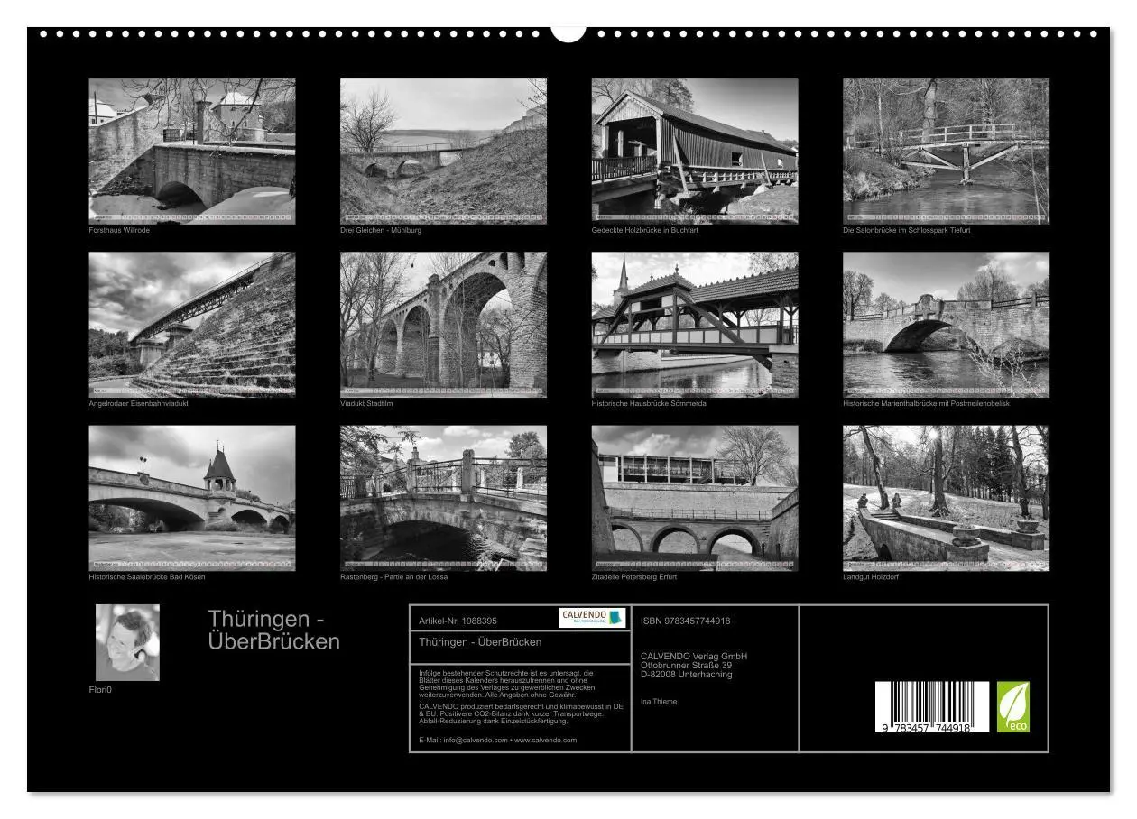 Bild: 9783457744918 | Thüringen - ÜberBrücken (hochwertiger Premium Wandkalender 2026 DIN...